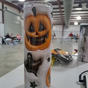 Halloween Ghost 20oz tumbler 20 oz Pumpkin Tumbler, 3D Tumbler